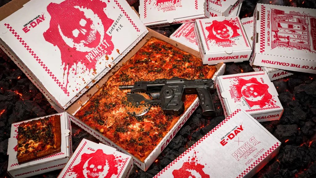 همکاری Xbox و Prince St. Pizza برای Gears of War: E-Day؛ پیتزای مخصوص بازی معرفی شد
