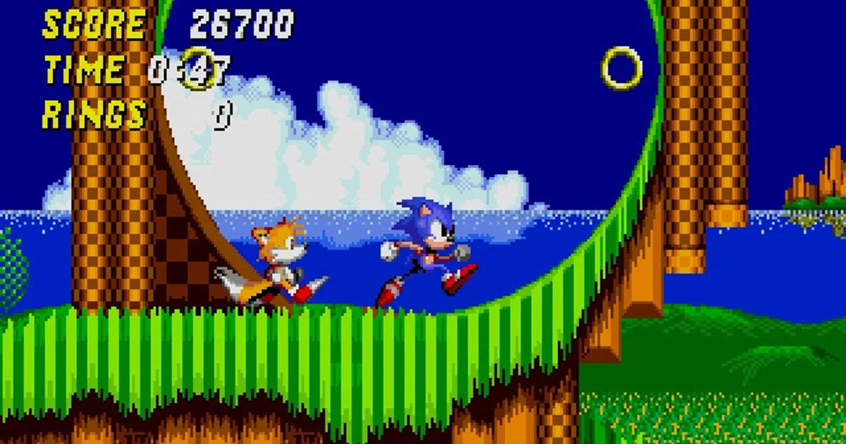 بازی Sonic the Hedgehog؛ دویدن سریع سونیک در مراحل پر از موانع و دشمنان