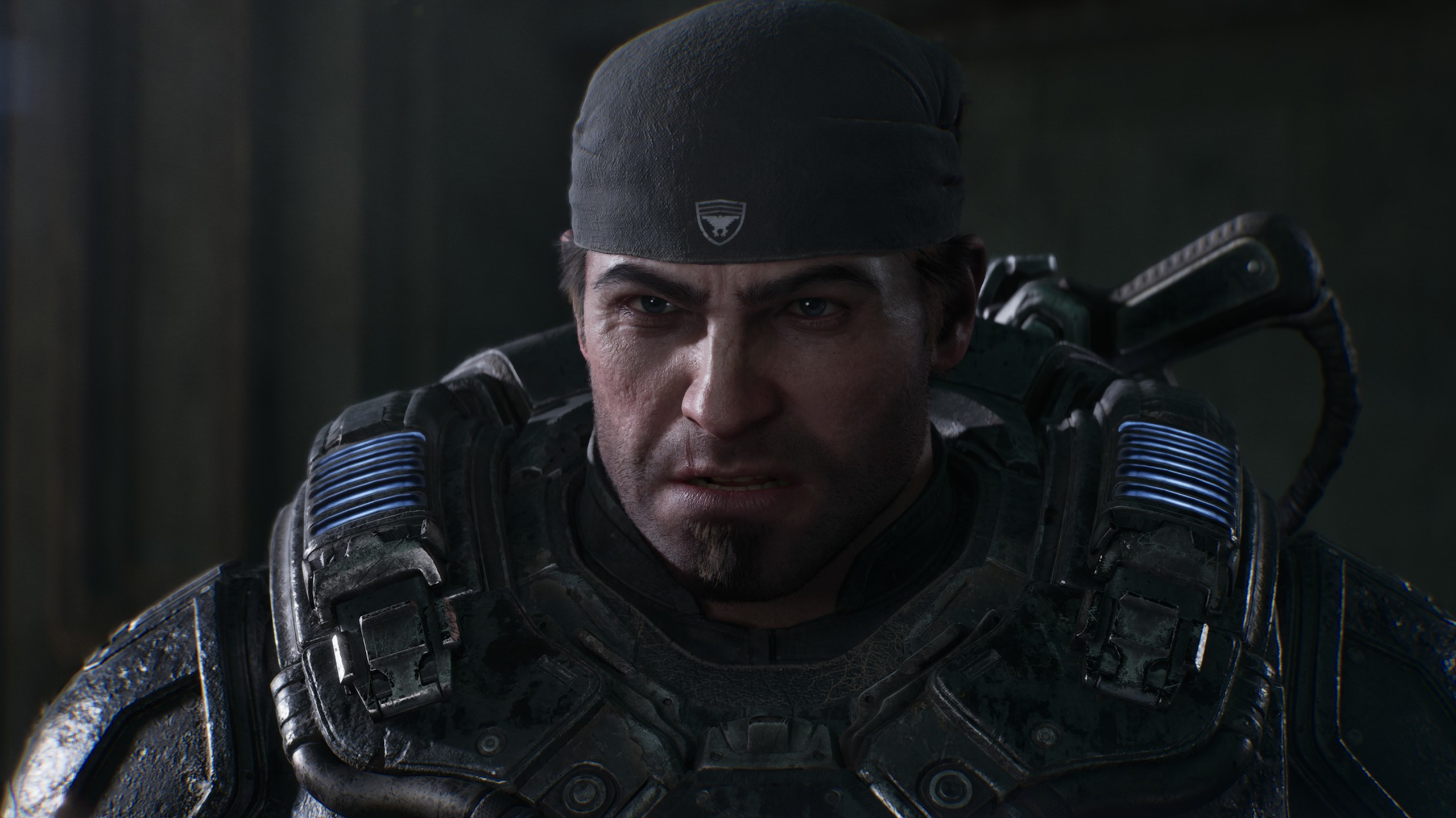 Marcus Fenix در بازی Gears of War E-Day