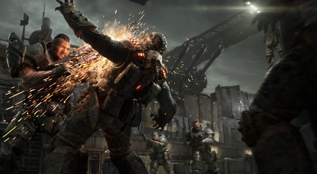 سلاح Lancer در بازی Gears of War E-Day