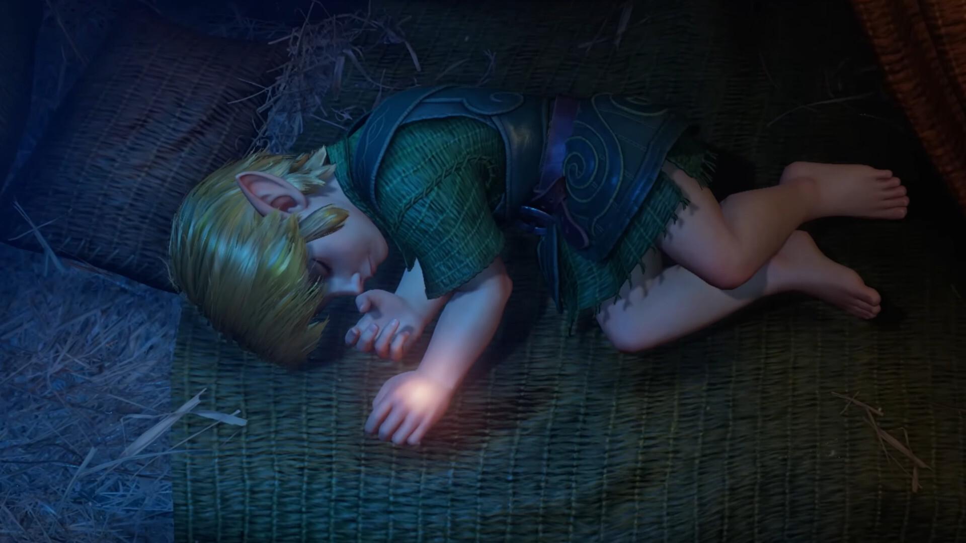 لینک در بازی Zelda Ocarina of Time Remake