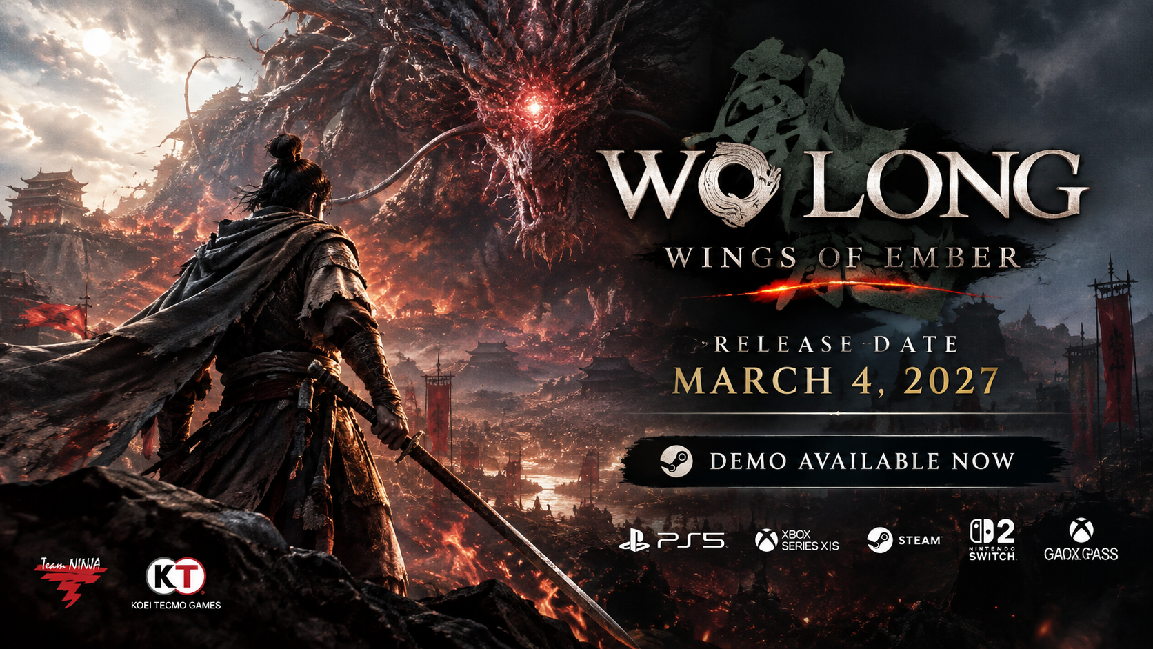 Wo Long 2: Wings of Ember در مارس ۲۰۲۷ منتشر می‌شود