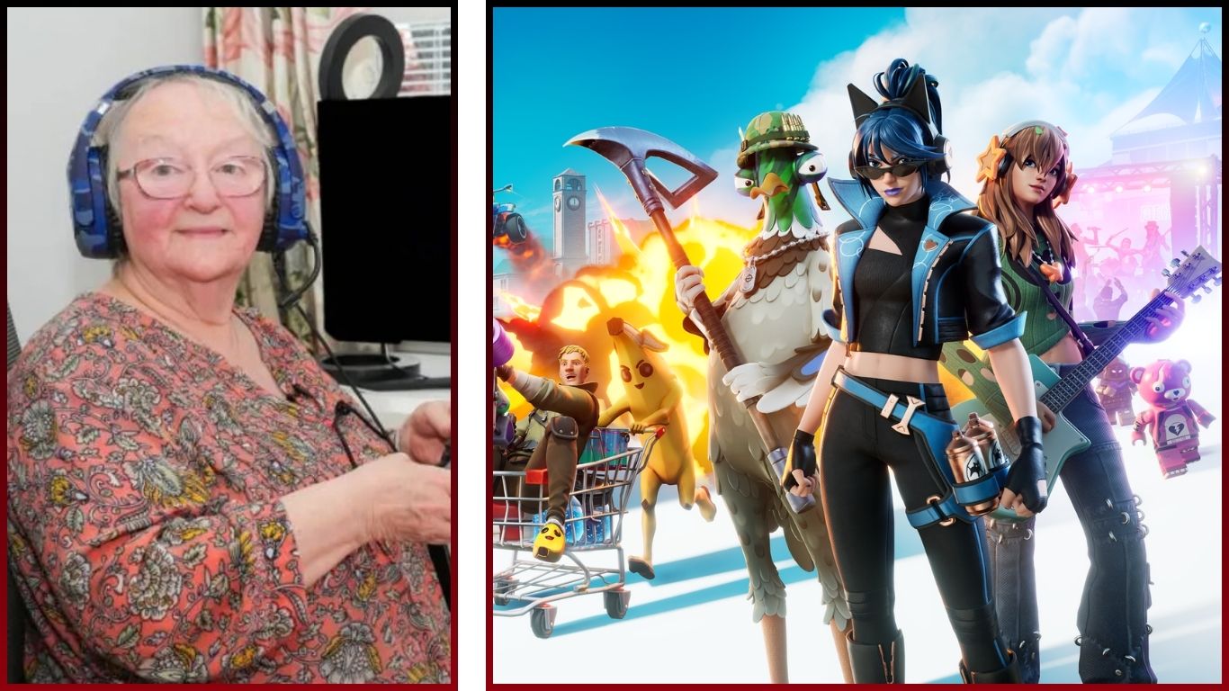 مادربزرگ ۷۸ ساله‌ای که در Fortnite برای حذف حریفان بازی می‌کند و رکورد گینس دارد