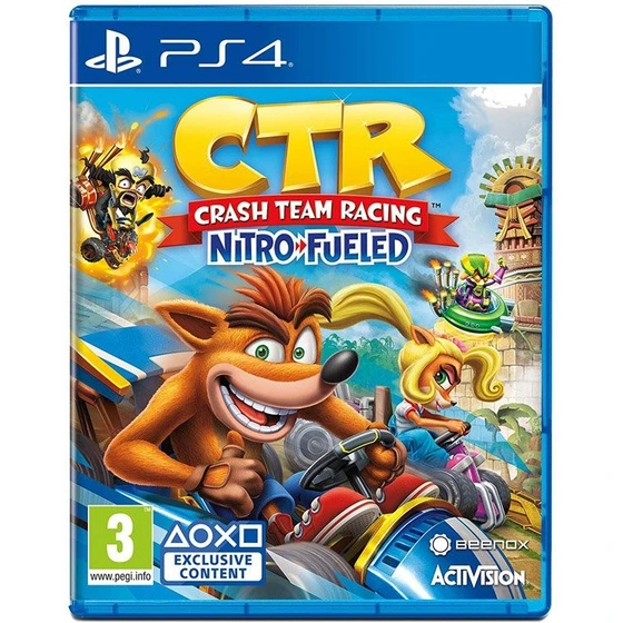 بازی کارکرده Crash Team Racing Nitro-Fueled برای PS4 (پلی‌استیشن ۴)